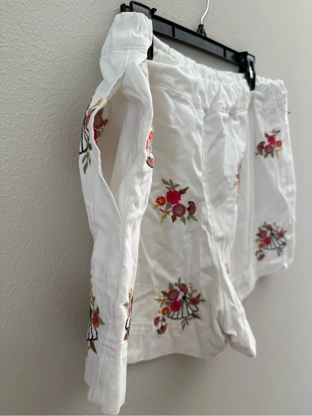 Free People Strada Embroidered Two-Piece Tank & Short Set XL - Picture 8 of 13